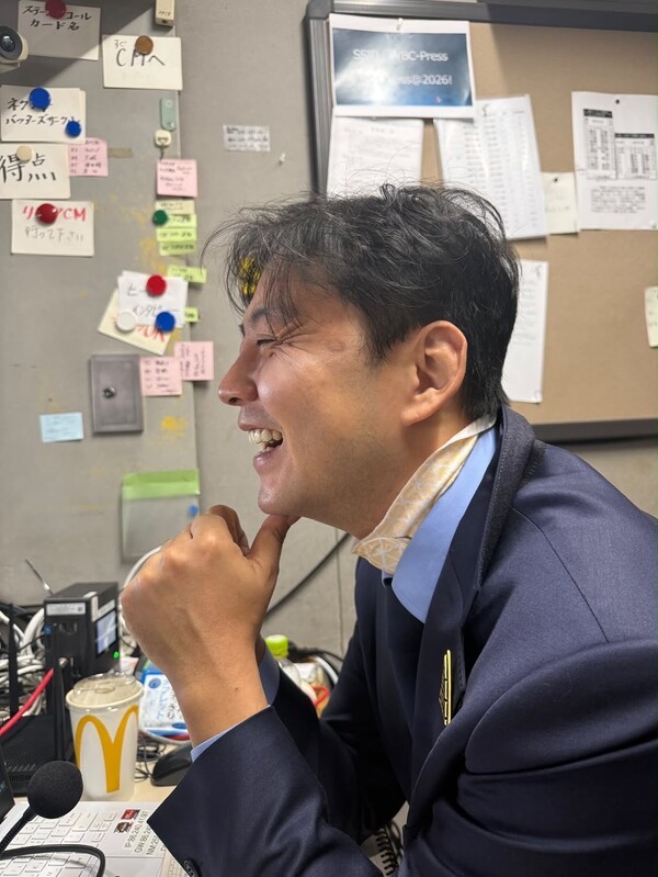 중계실에서. [사진=본인 제공]